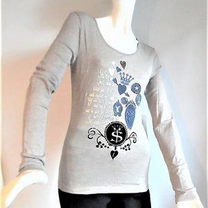 NICECONNECTION COLLECTION LUXURY TOP 70%WOOL 30% SILK NWT